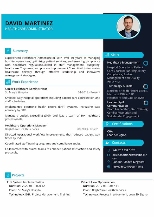 Professional Corporate resume template