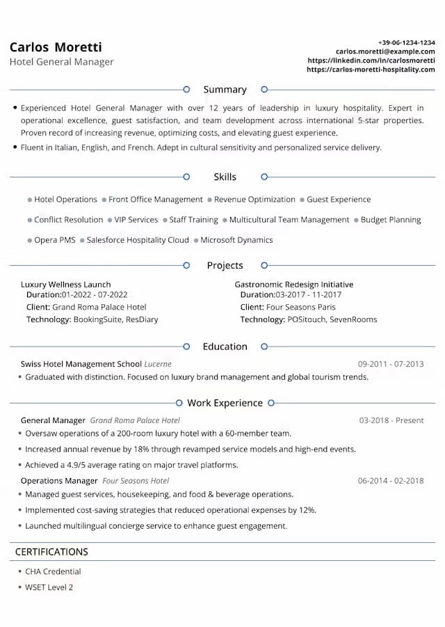 Creative Infographic resume template